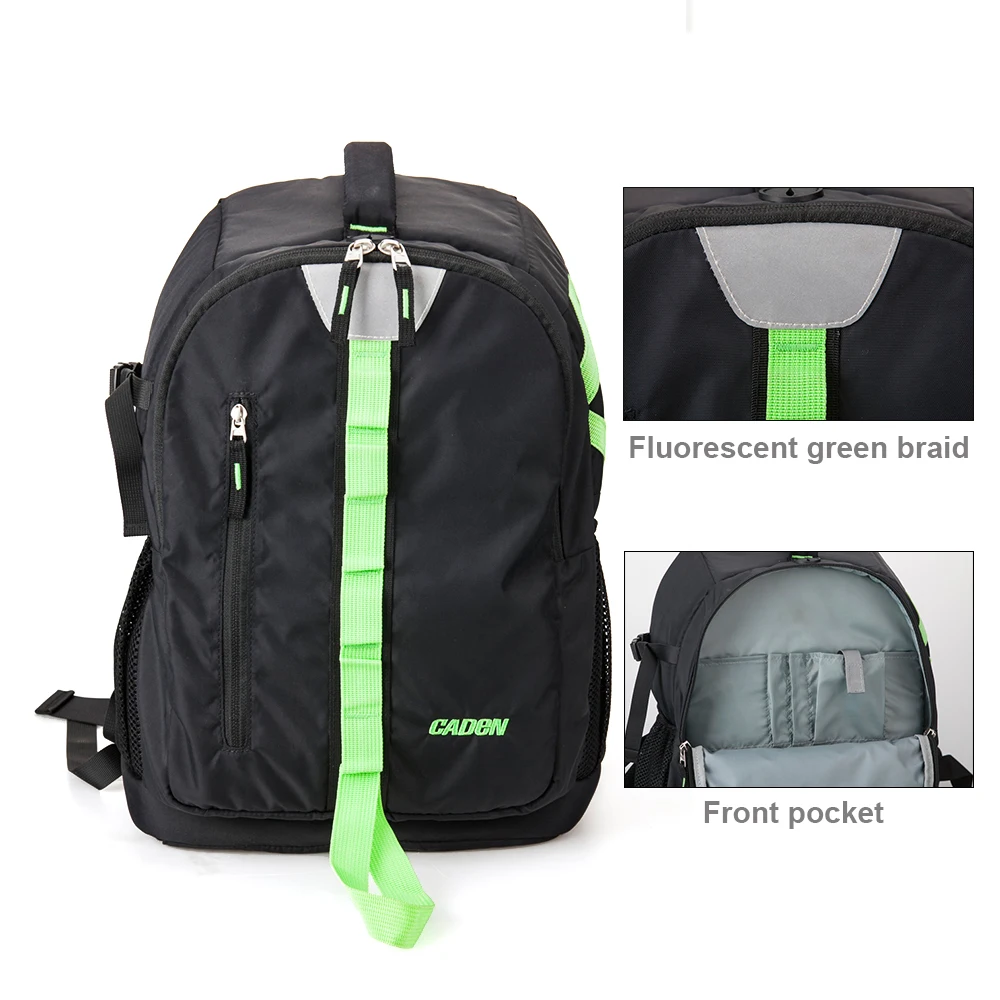 

Hot Caden E7 Protective Camera Bag Versatile Water-resistant Backpack with Inner Padded Bag for Canon Nikon Sony DSLR Camera