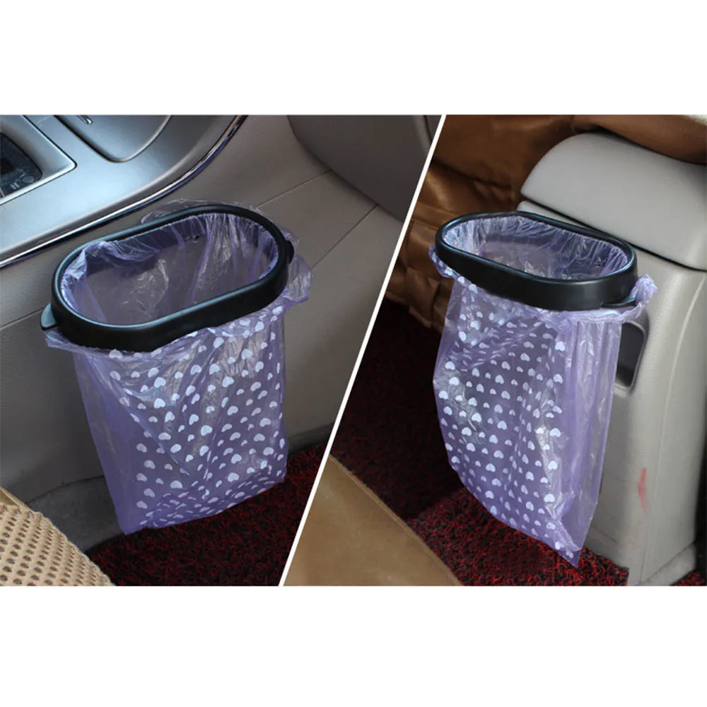 Trash Can frame for Car Automoboiles Trash Bin Frame Auto Garbege Waste Bag Holder Plastic Organizer Box Accessories