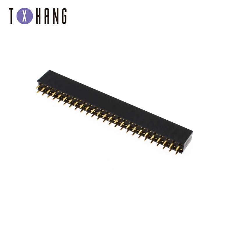 5/10PCS 2X25Pin Double Row Straight Female Pin Header Connector | Электронные компоненты и принадлежности