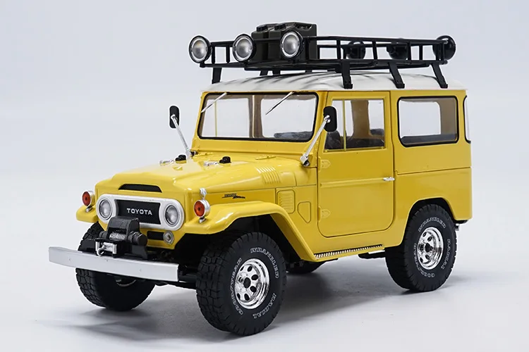 Высокая имитация 1:18 Land Cruiser FJ40 1977 Металлический Литой внедорожник усовершенствованный сплав модель автомобиля Коллекция игрушечных автомобилей