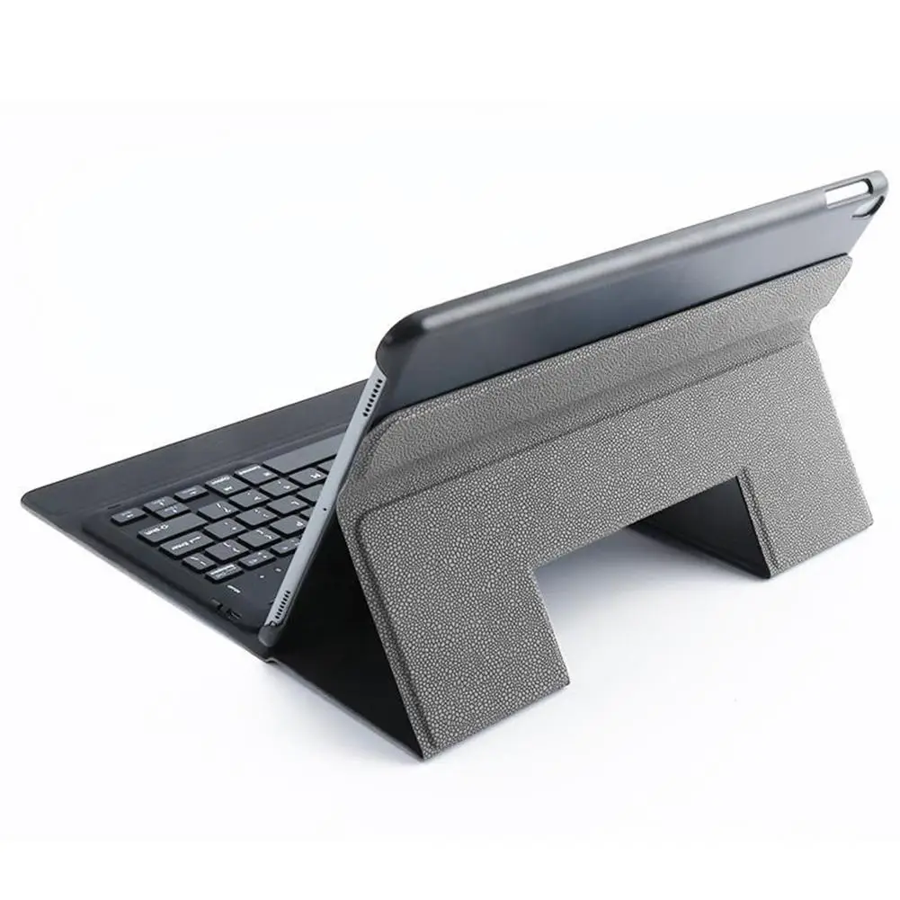 

Portable Faux Leather Holder Case Talect Protective Case Cover Bluetooth Keyboard With Pen Slot for iPad Pro 2018 11 inch