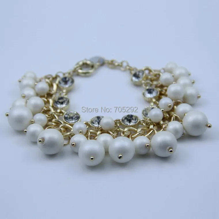 2015 Fashion Imitation Pearl Hang On Multilayer font b Link b font font b Chain b