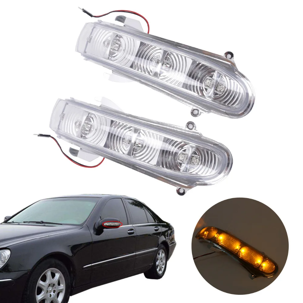 

LED Side Mirror Turn Signal Light Lamp For Mercedes Benz W220 W215 CL600 S430 500 1999 2000 2001 2002 2003 //