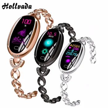 

E68 Women Smart watches heart rate tracker smartwatch IP67 Waterproof blood pressure monitor bluetooth watch band call reminder