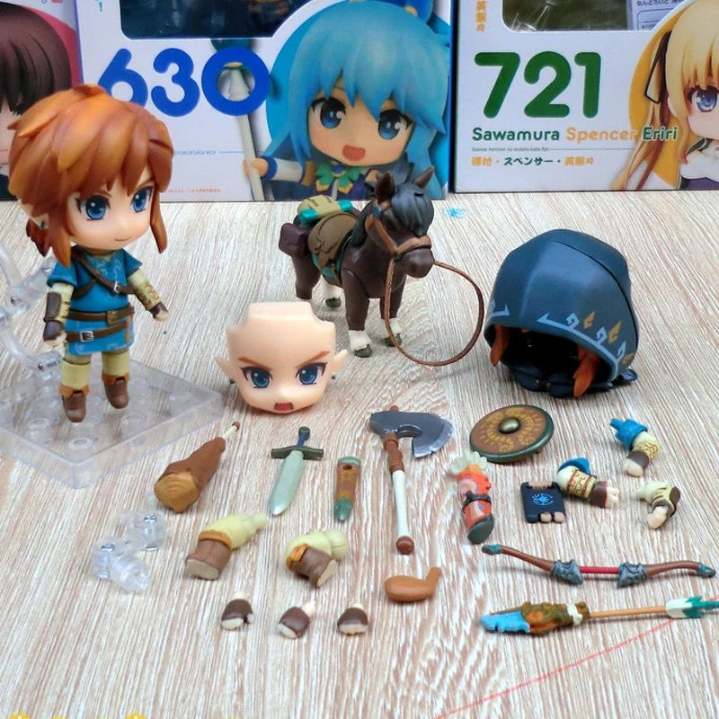 Breath of The Wild Link Figure Deluxe Nendoroid Style The Legend of Zelda