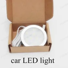 6x фото Высокое качество алюминиевый теплый белый автомобиль огни 12 в безопасность 9 светодиодов свет автомобиля свет 3 пары авто лампа