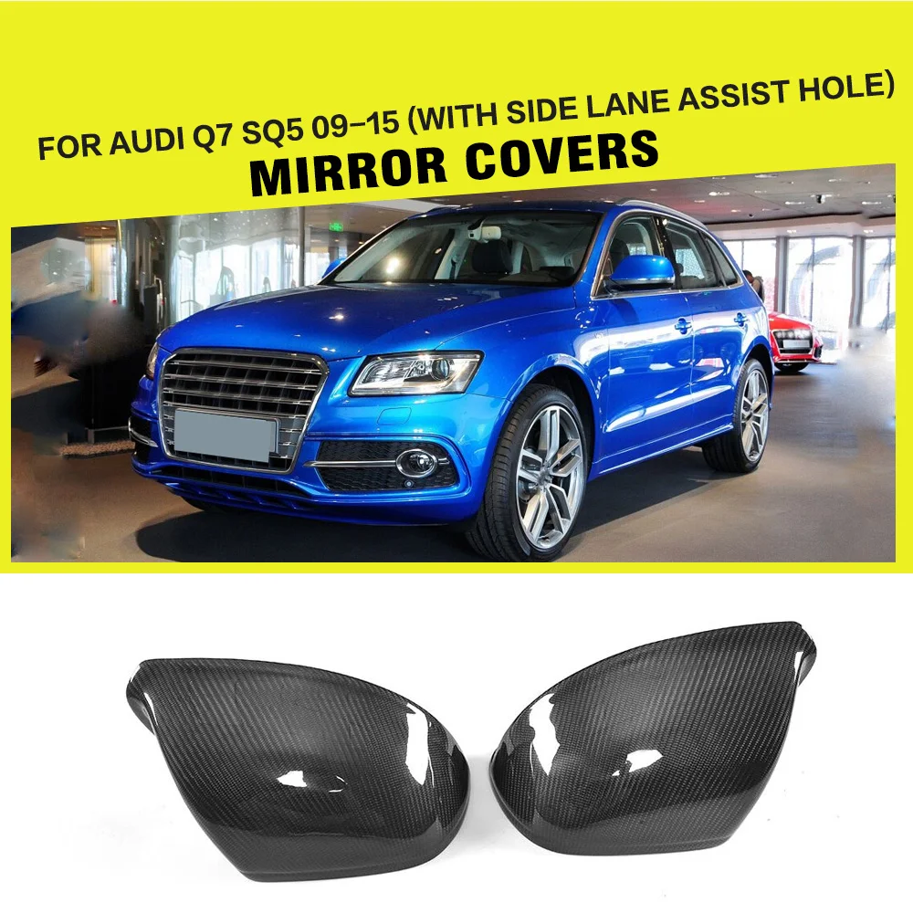 Carbon Fiber Full Replacement Style Car Side Rearview Mirror Cover Trim