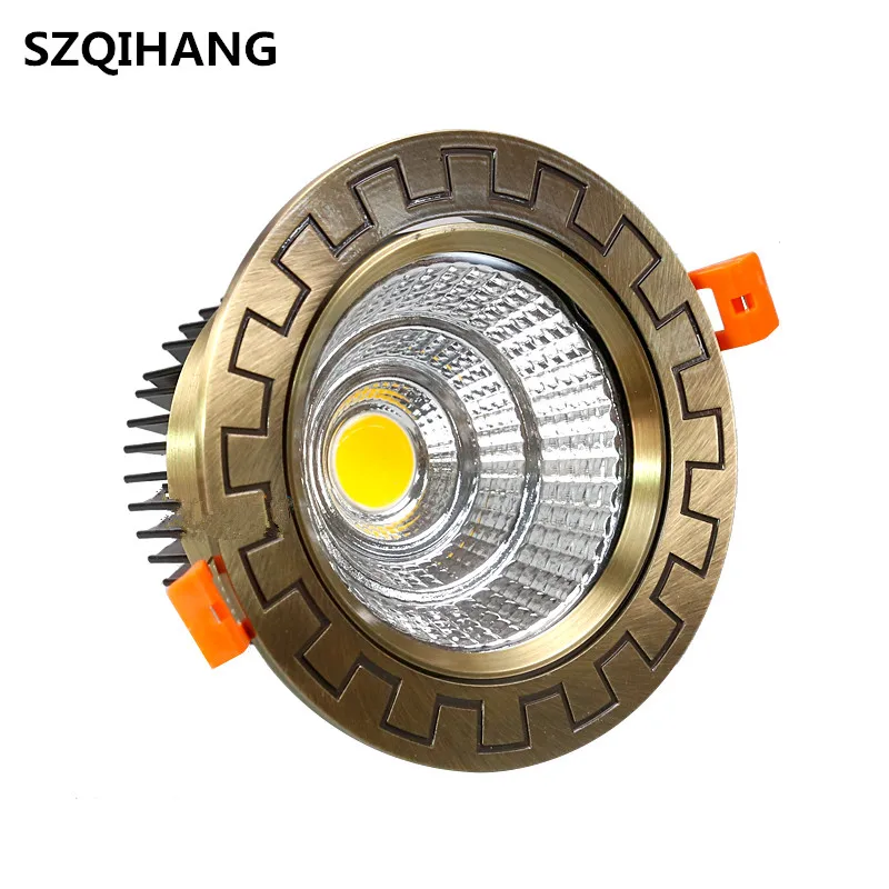 

LED COB Downlights Dimmable 10W Recessed Ceiling Led Down Light 15W Led Spot Light European Style 20W Led Down lamp 85-265V