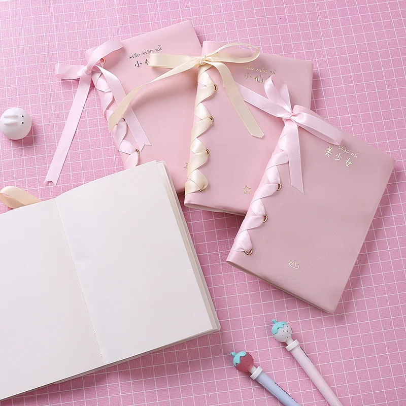 

New Pink Lace Notebook Girl Daily Planner Organizer Bullet Journal Sketchbook School Office Stationery Supplies