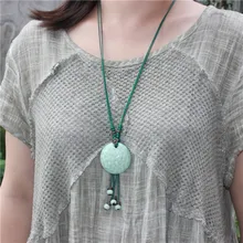 Украшений miredo модная Керамическая подвеска артваре ожерелье#1810