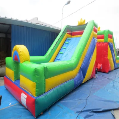 

YLWCNN Commercial Inflatable Bouncers & CE/UL Blower Inflatable Slide Playground 0.55MM PVC Tarpaulin Material Durable Low Price