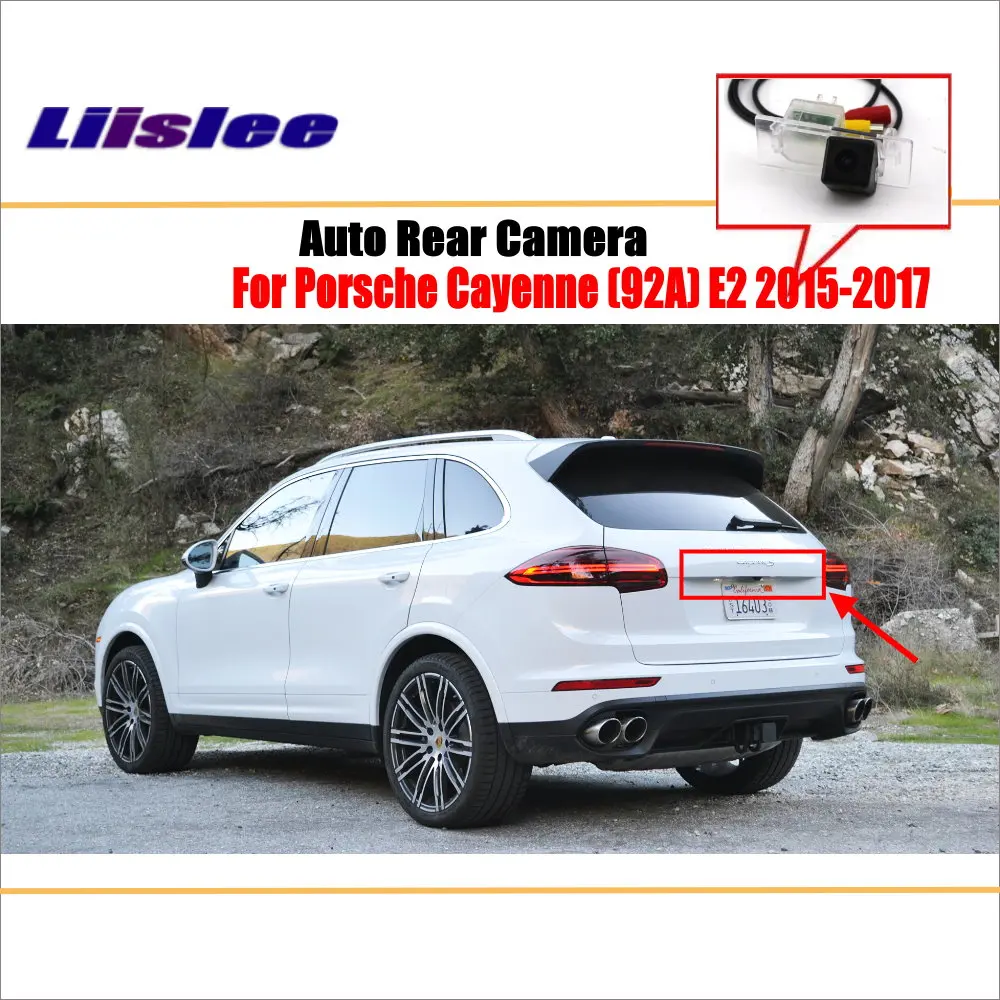 4 LED CCD Rearview Camera Reverse Parking Backup for Porsche Cayenne 2011-2014