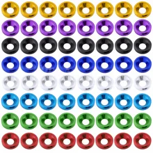 80 шт./лот алюминиевый M3 потайная шайба винты с плоской головкой болты для RC автомобилей Квадрокоптер запчасти Дрон мультироторы ЧПУ