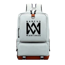 Маркус Мартинус, повседневная школьная сумка для студентов, ранец, повседневный высококачественный мужской женский дорожный рюкзак, Большой Вместительный рюкзак для ноутбука