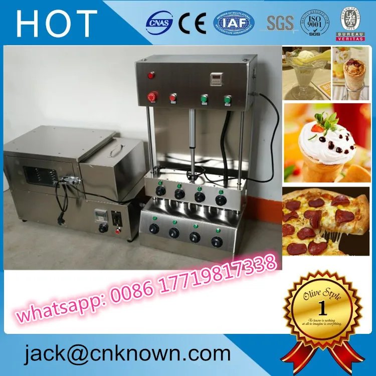 

Top quality cheapest 220v/110v pizza cone making machine and pizza cone oven
