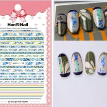 Полоски Тип! 1 лист лак для ногтей задний клей деколь декорации дизайн ногтей стикер для ногтей Советы красоты