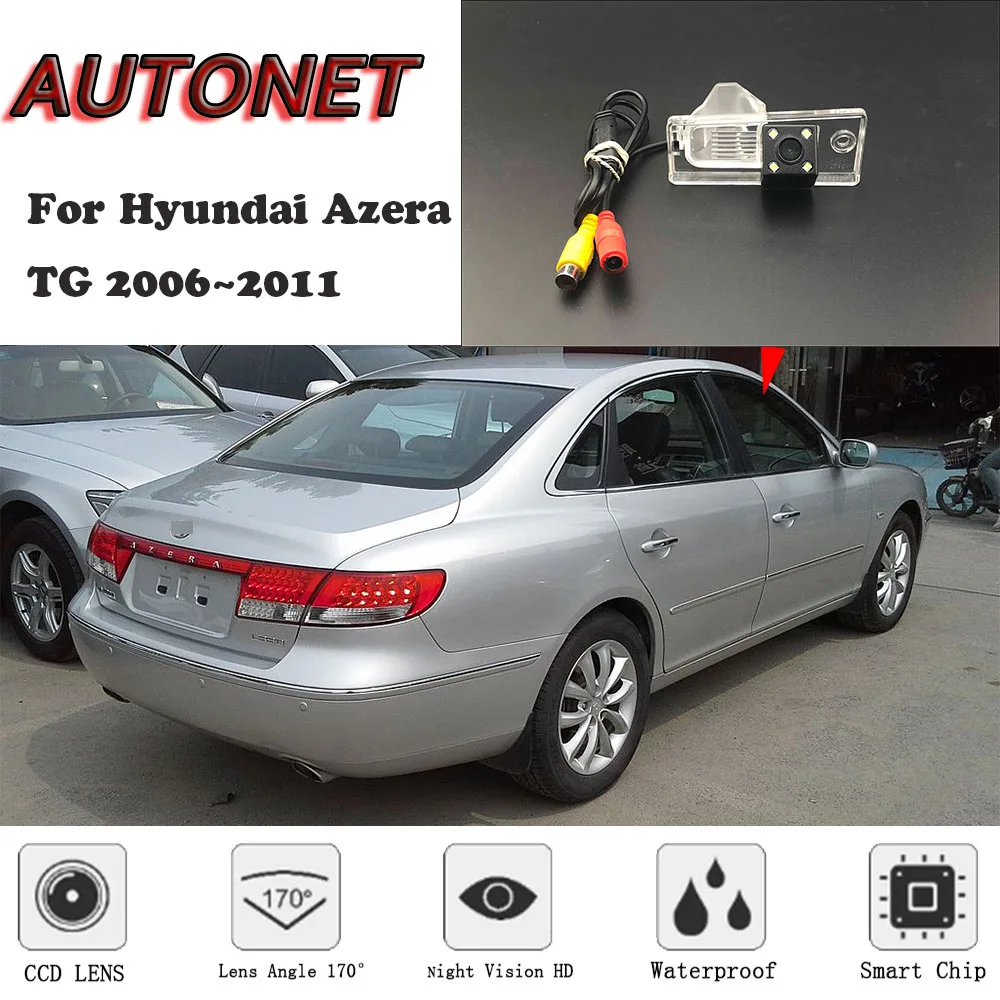 Камера заднего вида AUTONET HD с ночным видением для Hyundai Azera TG 2006 ~ 2011 CCD/номерной знак