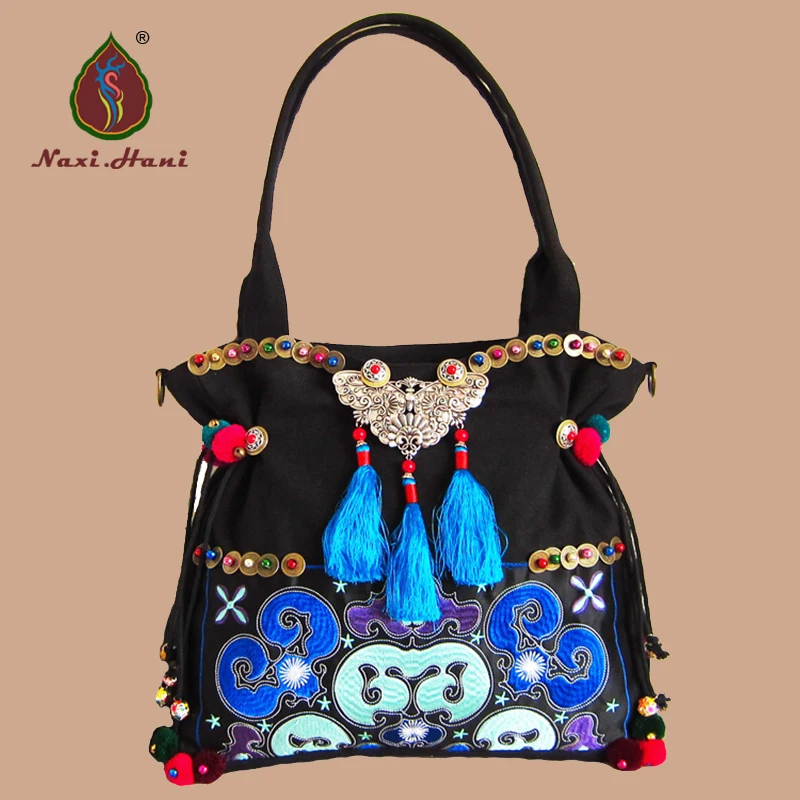Hmong Handmade Embroidered Women Bags Vintage Ethnic Bags Fashion