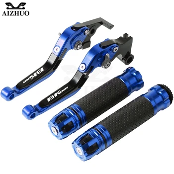

Motorcycle Accessories Brake Clutch Lever Extendable+Hand Grips Handlebar For SUZUKI B-KING B KING 2008-2012 2009 2010 2011