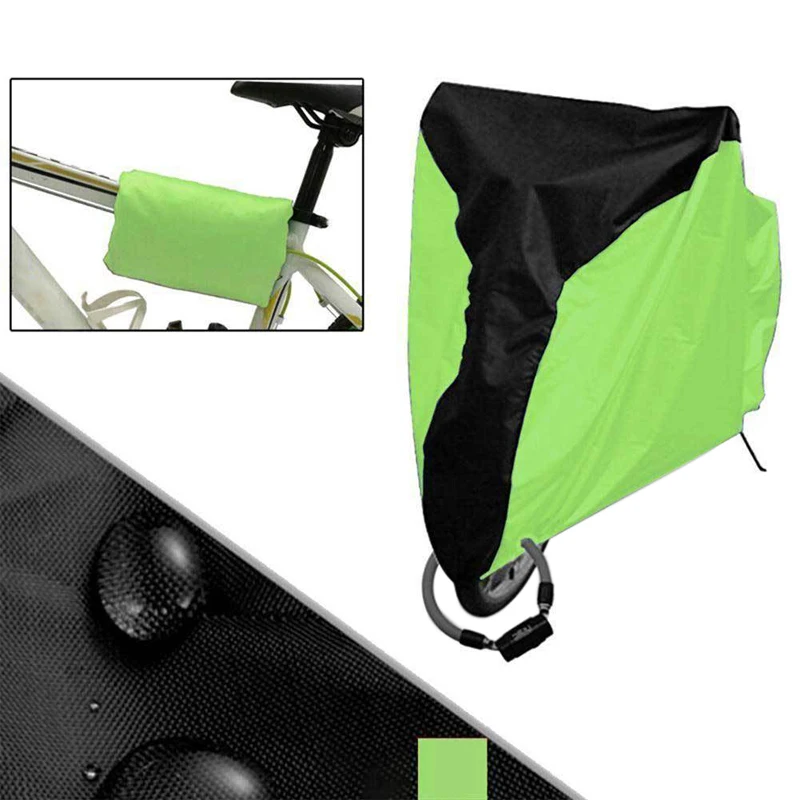 New Bike Cover 190T Outdoor Waterproof Bicycle Cover for Mountain Bike ...