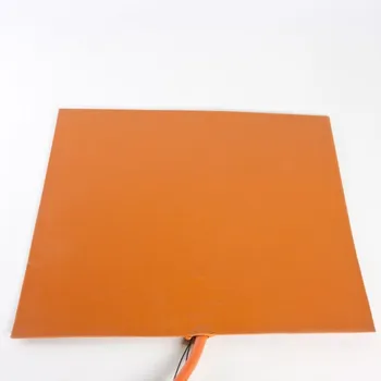 

800W 550 x 550 mm silicone heater pad 3d printer heated bed with 100 k thermistor adhesive back