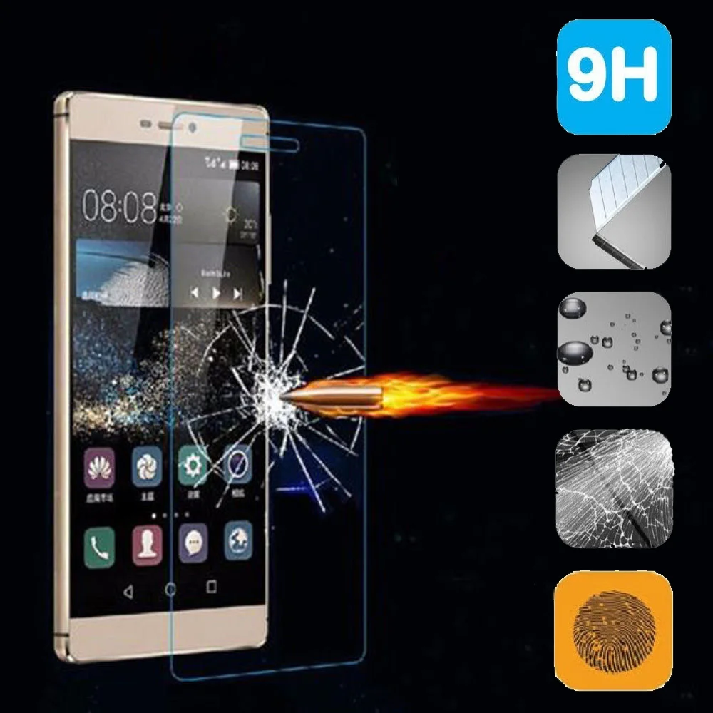 9H Защитная пленка для экрана из закаленного стекла Huawei Y5II Y6II Compact Honor 8 7 P9 P8 Lite 2017 5A