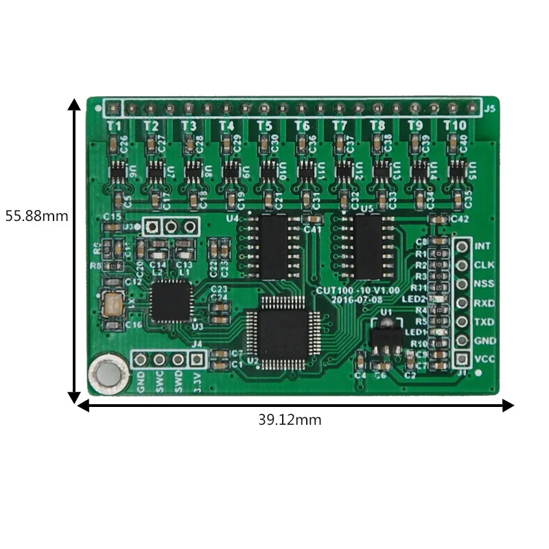 

NFC Reader Card Multi-antenna Multi-channel Reader/Writer Module | IC Card S50 Induction Module | MU100-10ANT