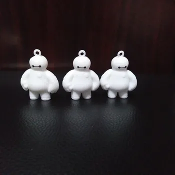 

12pcs/lot White Evade Glue Baby Pendant for Pen Mobile Phone Bag Car Keyring Bookmarks Handmade Jewelry Accessories 3*3.8cm
