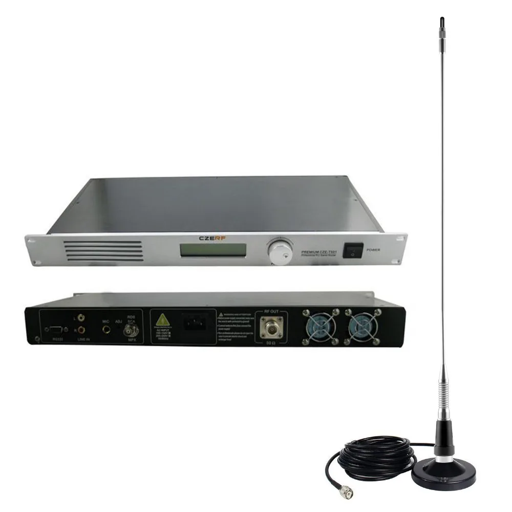 FMUSER CZH T301 30 Вт FM передатчик беспроводной трансляции + CA200 автомобильная антенна