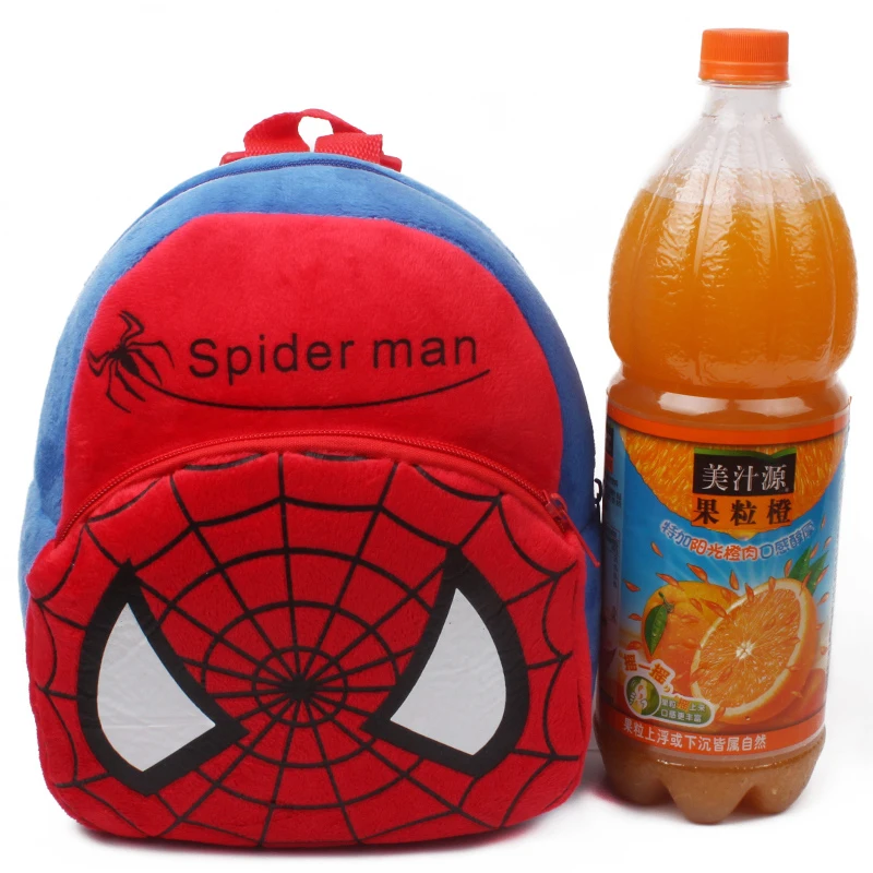  Spiderman Plush Backpacks Cartoon Kids School Bags Toys Cute Animal Lovely Kindergarten Children St - 32837878621