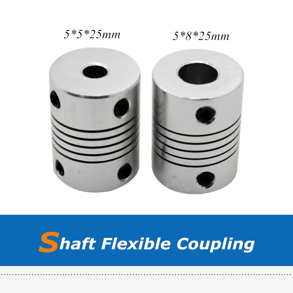 10pcs/lot 5*5mm 5*8mm Stepper Motor Flexible Coupling, Z Axis Shaft
