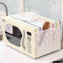 Крышка микроволновой печи масло для кухни пыли водонепроницаемый двойные карманы кухонные принадлежности, аксессуары украшения дома