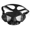 TOP SCUBA DIVING GEARS Low volume spearfishing mask and flexable silicone snorkel diving set Black snorkel mask set for adult ► Photo 3/6
