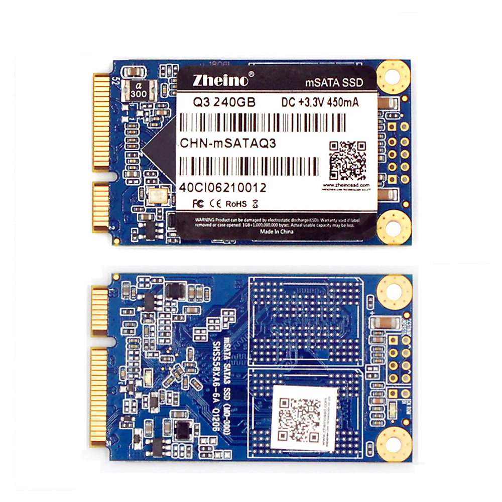 Zheino SSD mSATA3 120 ГБ 240 480 128 256 512 1 ТБ Mini msata TLC Внутренний твердотельный накопитель для
