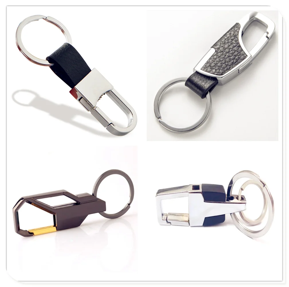 

leather Metal Men Car styling Key Ring Cover Chain Keychain keyring for Ferrari 488 SP38 Portofino FXX-K 812 LaFerrari J50