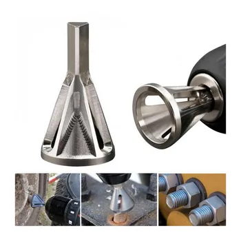 

Stainless Steel Deburring External Chamfer Tool Repairs Damaged Bolts Simple Operation Fast Shipping