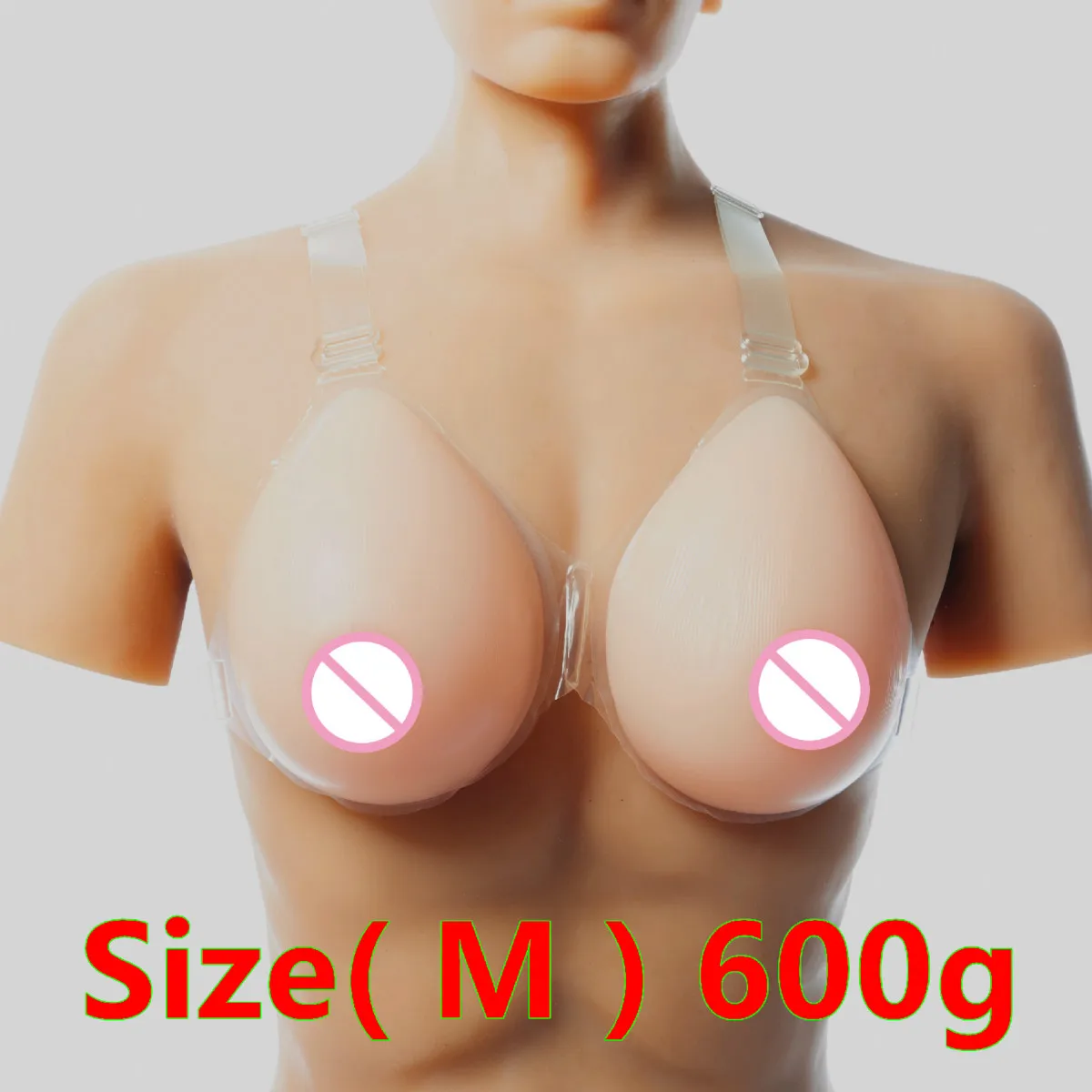 

Drag Queen Artificial Breast 600g/pair B cup Small Silicone Breast Forms Fake Boobs false breasts