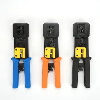 

Perforated Crystal Head Wire Clamp 6P8P Through-hole Wire Clamp Multifunctional EZ Network Clamp