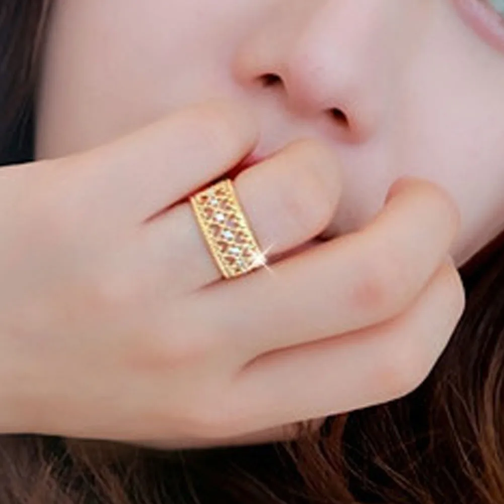 Роскошные брендовые кольца на палец со стразами для женщин и девушек