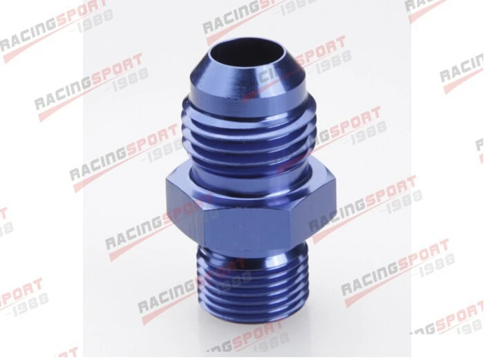 

AN3 -3 AN to 1/8'' NPT Straight Adapter Pipe Fuel Oil Air Fitting blue
