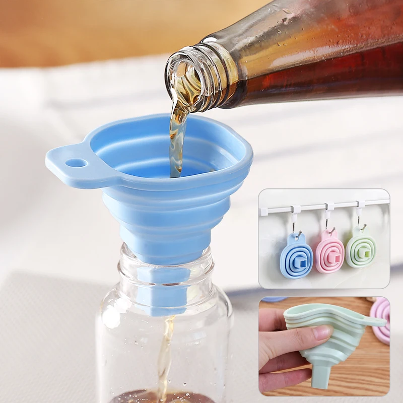 CAMBOLAWFunnelProtableMiniSiliconeFoldableCollapsibleFunnel