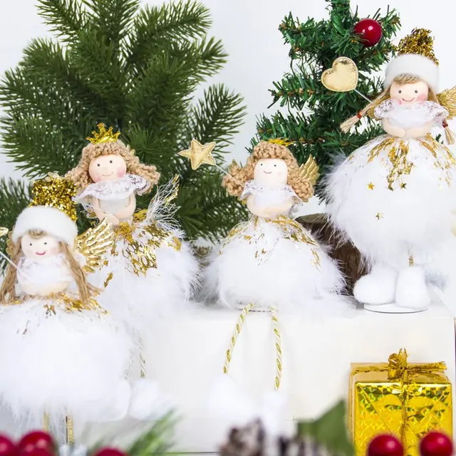 1pcschristmas Angel Doll Toy Christmas Hanging Ornament Christmas Tree Pendant Kids New Year Gifts Outdoor Christmas 1pcschristmas Angel Doll Toy Christmas Hanging Ornament Christmas Tree Pendant Kids New Year Gifts Outdoor Christmas