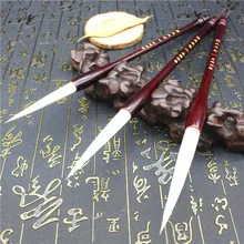 Отличное качество Китайская каллиграфия кисти Студенческая Тщательная Живопись Кисть для письма шерстяная кисть для письма каллиграфия ручка