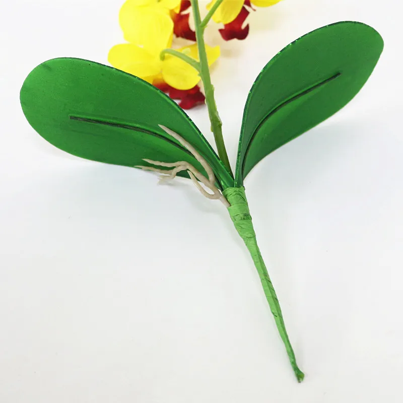 Flone Artificial Phalaenopsis Orchid Flower Fake Butterfly Orchid Artificial Silk Flowers Plants Wedding Home Decor Art Floral (12)