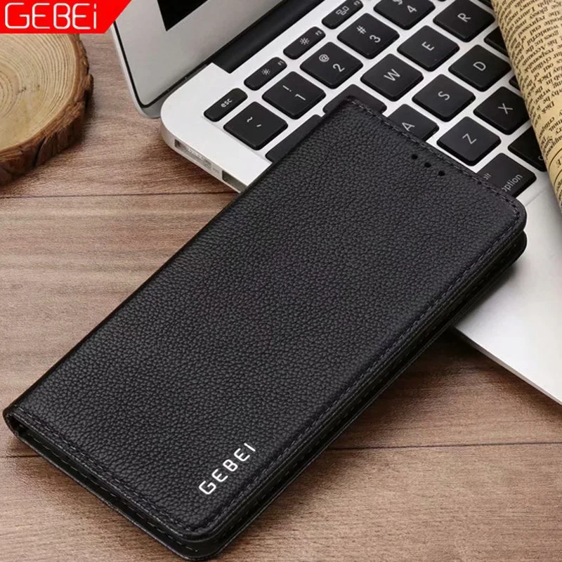 

Luxury Original Brand Genuine Leather Flip Unique Magnet Design Stand Case For Huawei Mate 10 Pro /Mate 10