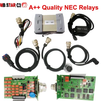 

Best Quality MB Star C3 Pro Diagnostic tool NEC Relays MB Star C3 Multiplexer with HDD Software V2020.03 full set for car/truck