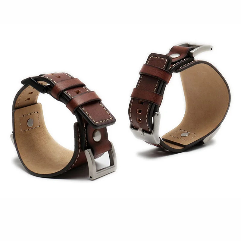 Fossil JR1157 ремешок для часов из натуральной кожи 24 мм мужской ремешок Высокое качество кожаный браслет в стиле ретро стиль