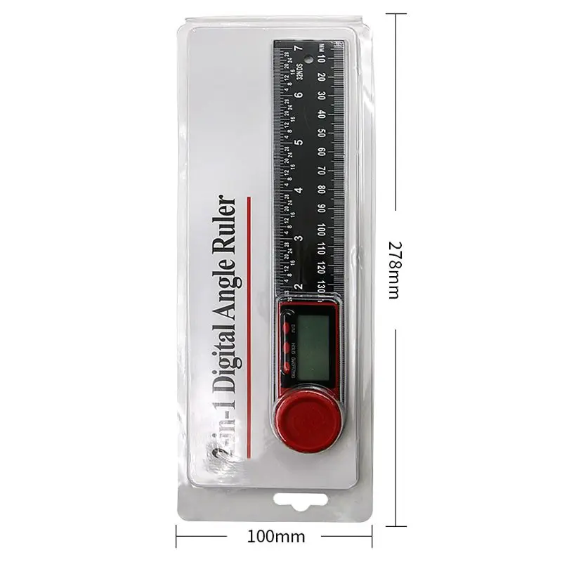 200 мм Цифровой угловой уклономер, угловой измеритель измерения электронный Гониометр транспортир Finder измерительный инструмент qiang