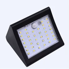 CLAITE 38LED 500LM Sensor de Movimento PIR À Prova D’ Água Ao Ar Livre Luzes Solares LEVOU Parede de Luz de Segurança Da Lâmpada de Rua com 3 Modos