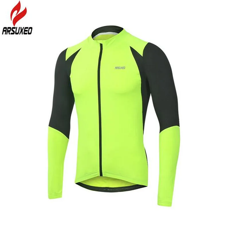 ARSUXEO Outdoor Sports Autumn Cycling Jersey Bike Bicycle Long Sleeves Slim Fit Compression MTB Clothing Shirt Jersey ARSUXEO Outdoor Sports Autumn Cycling Jersey Bike Bicycle Long Sleeves Slim Fit Compression MTB Clothing Shirt Jersey